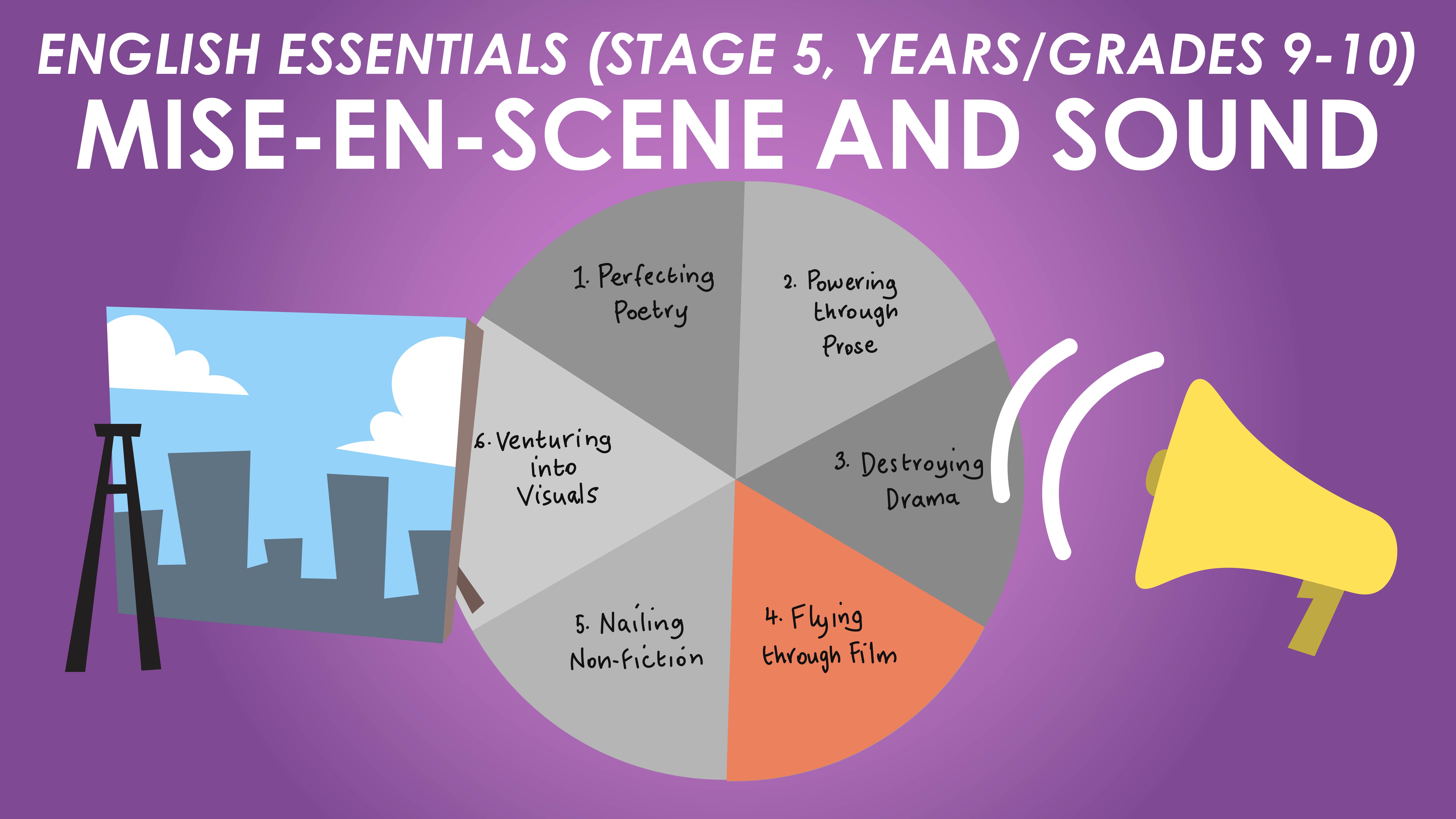 English Essentials - Flying Through Film - Mise-En-Scene and Sound (Stage 5, Years/Grades 9-10)