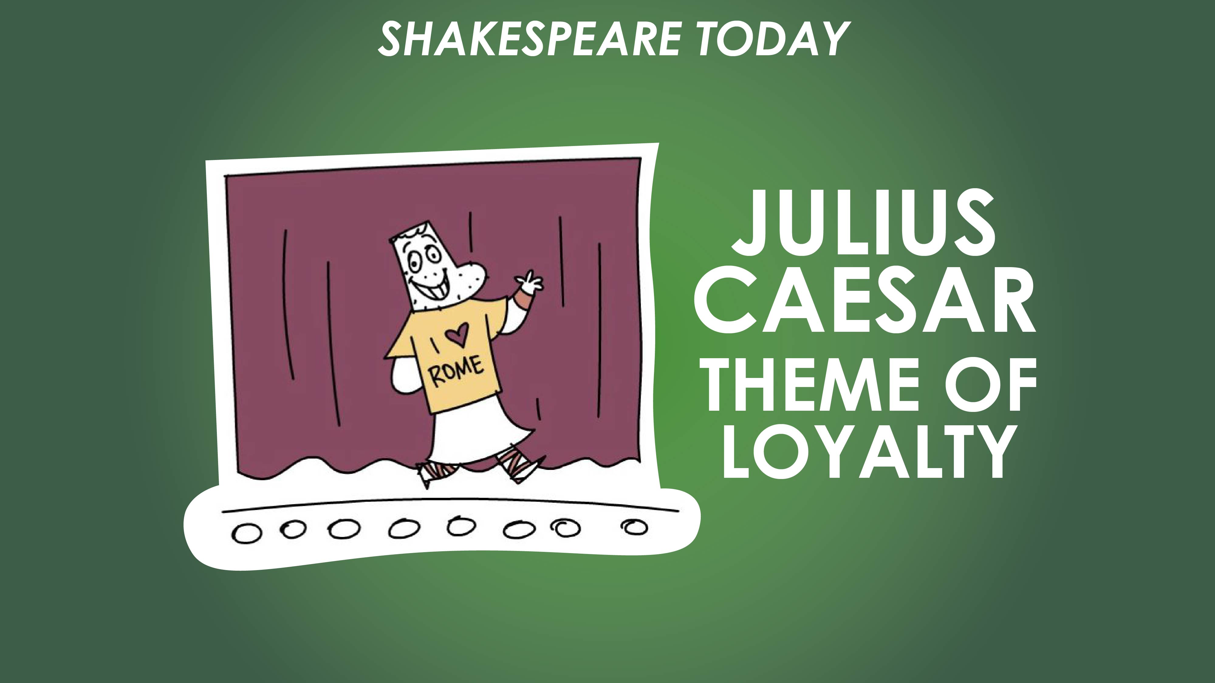 Julius Caesar Theme of Loyalty - Shakespeare Today Series
