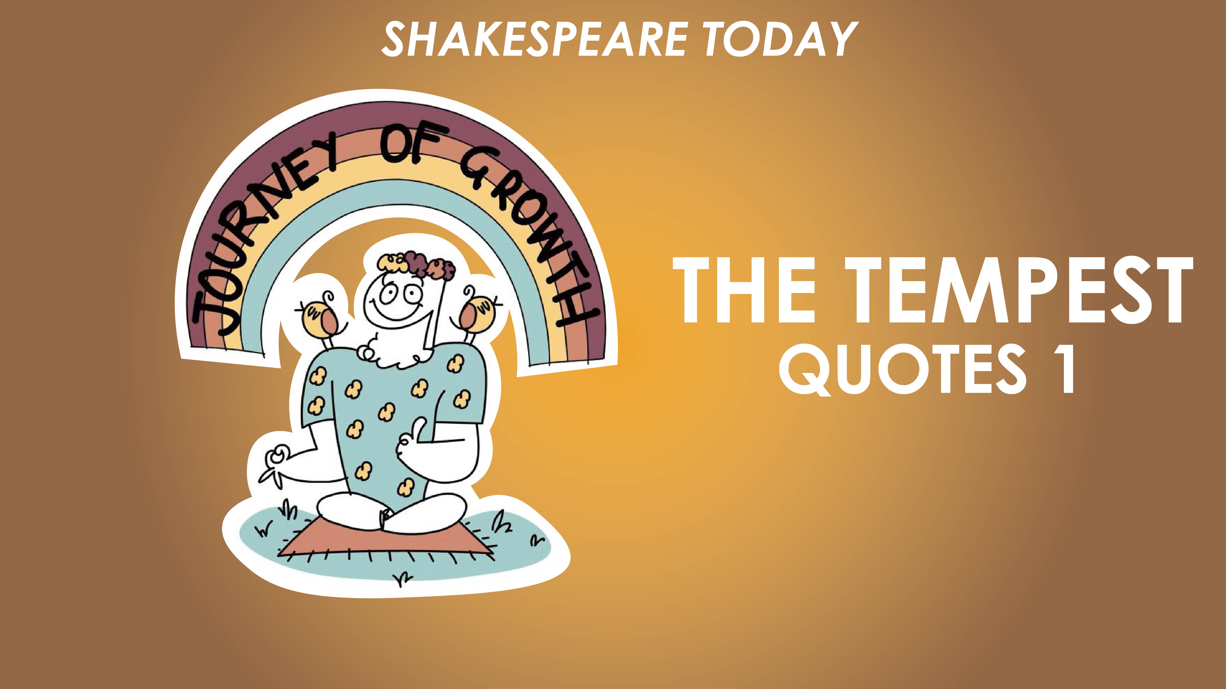 The Tempest Key Quotes Analysis Part 1 - Shakespeare Today Series