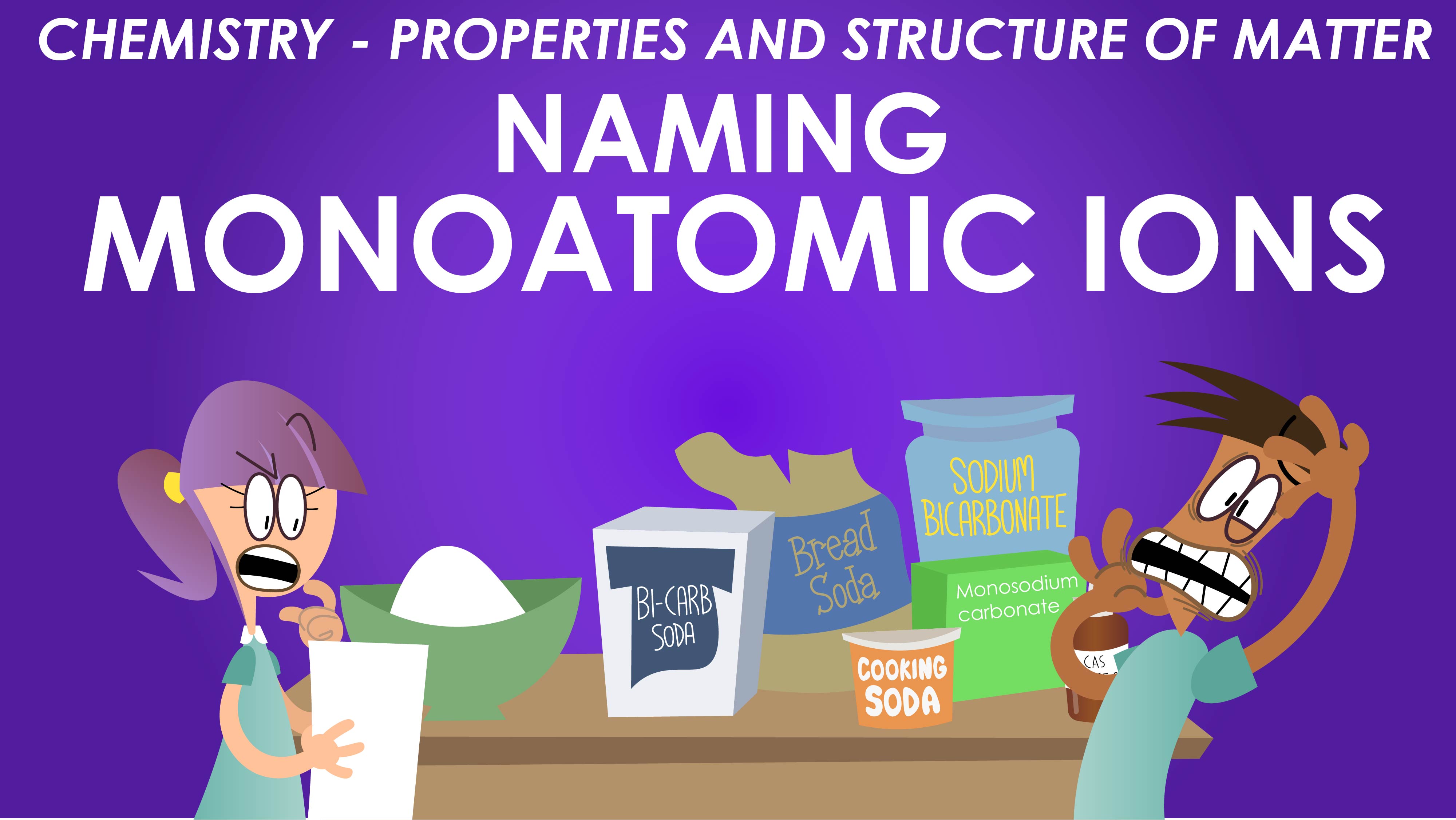 Naming Monoatomic Ions - Properties of Matter