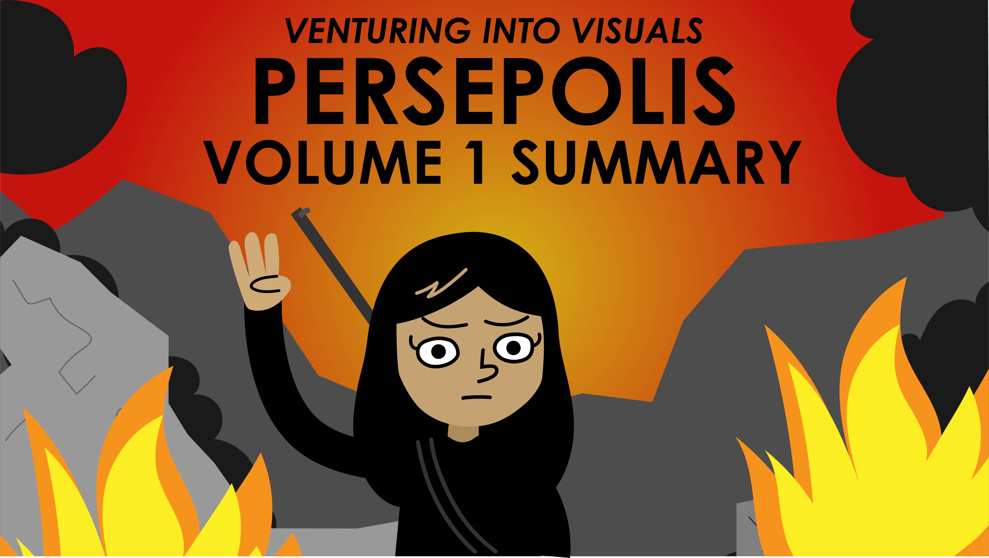 Persepolis - Marjane Satrapi - Volume 1 Summary - Venturing Into Visuals Series