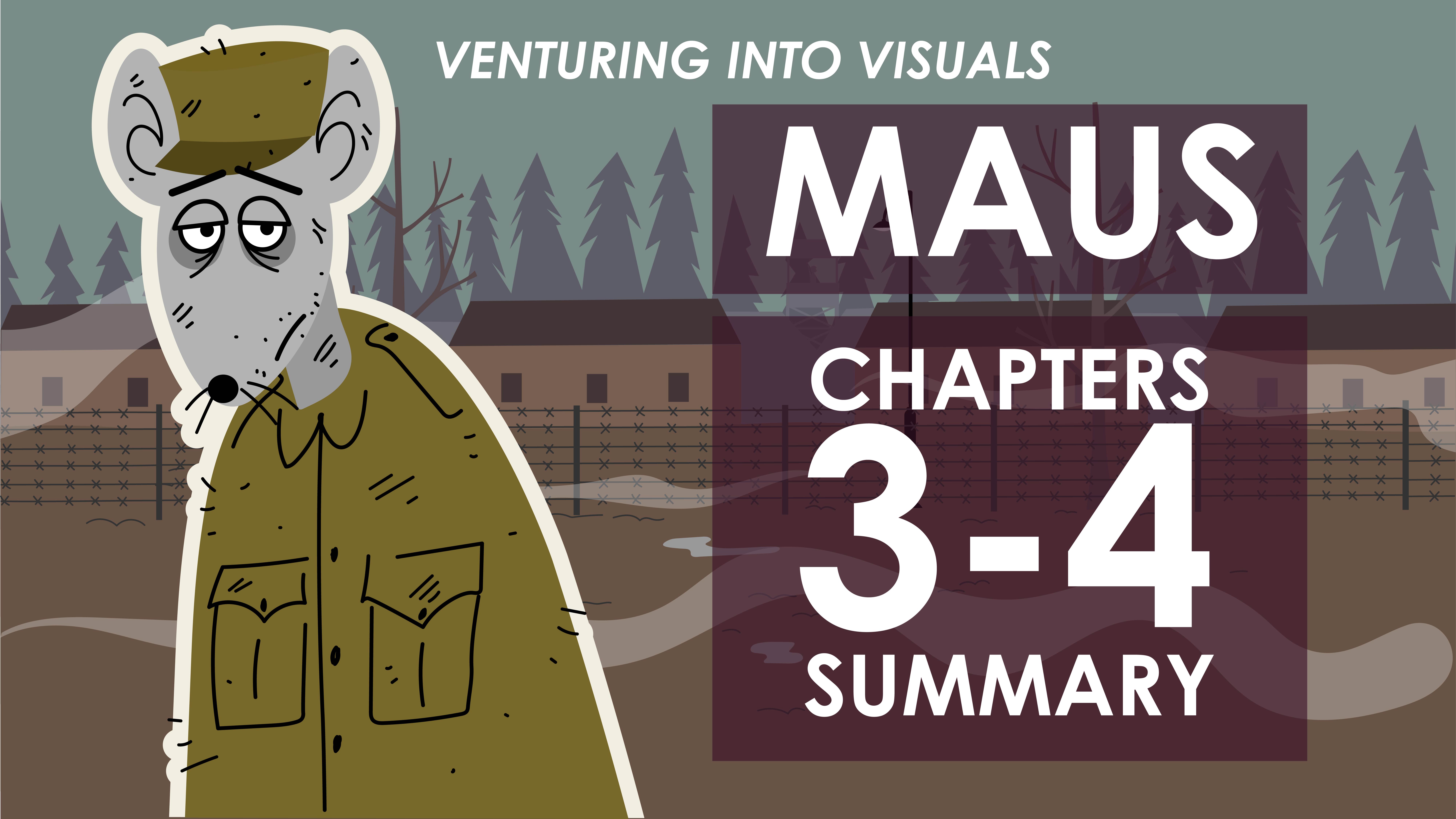Maus - Art Spiegelman - Volume 1, Chapters 3-4 Summary - Venturing Into Visuals Series