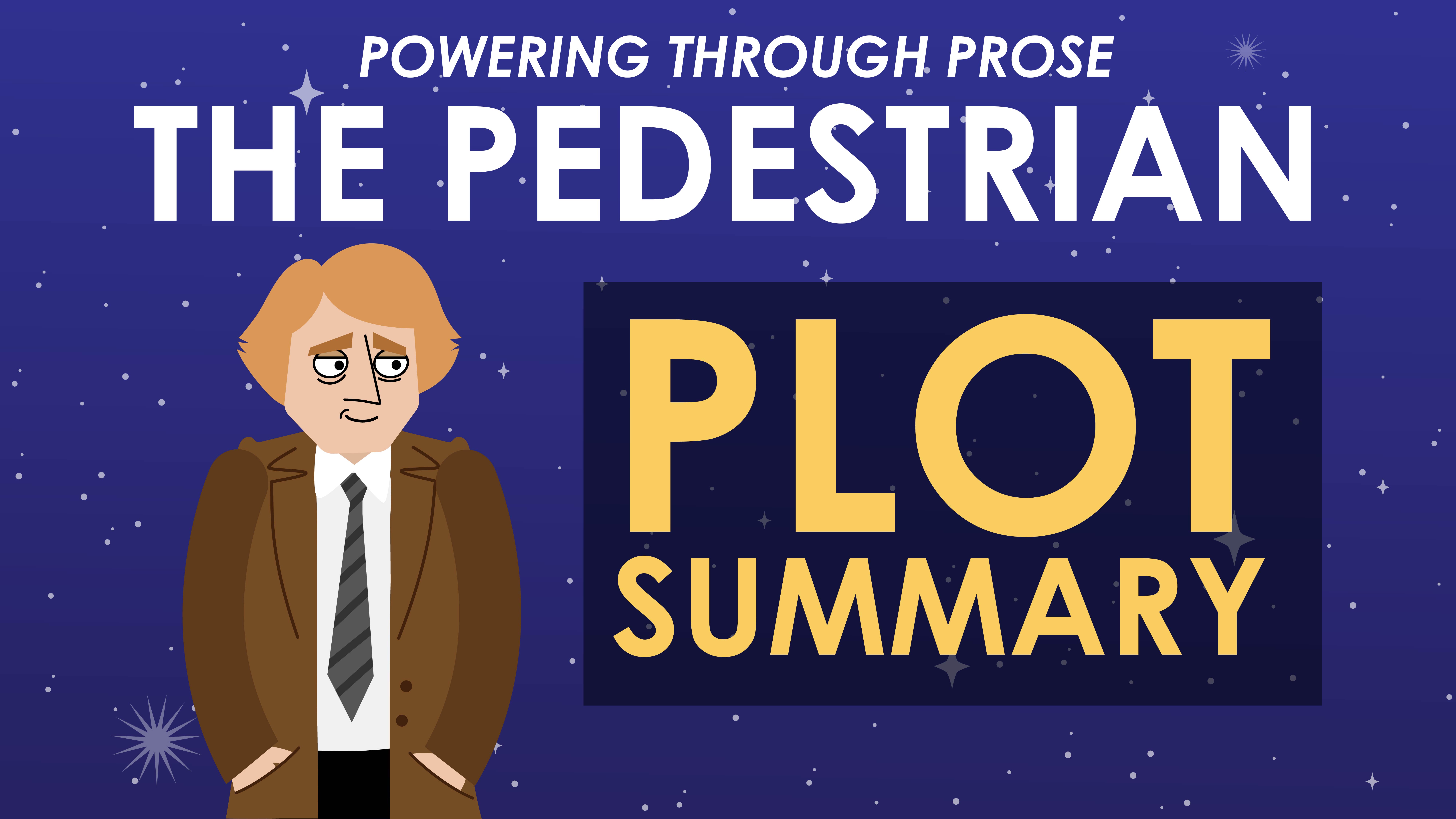 The Pedestrian - Ray Bradbury - Plot Summary - Powering Through Prose Series
