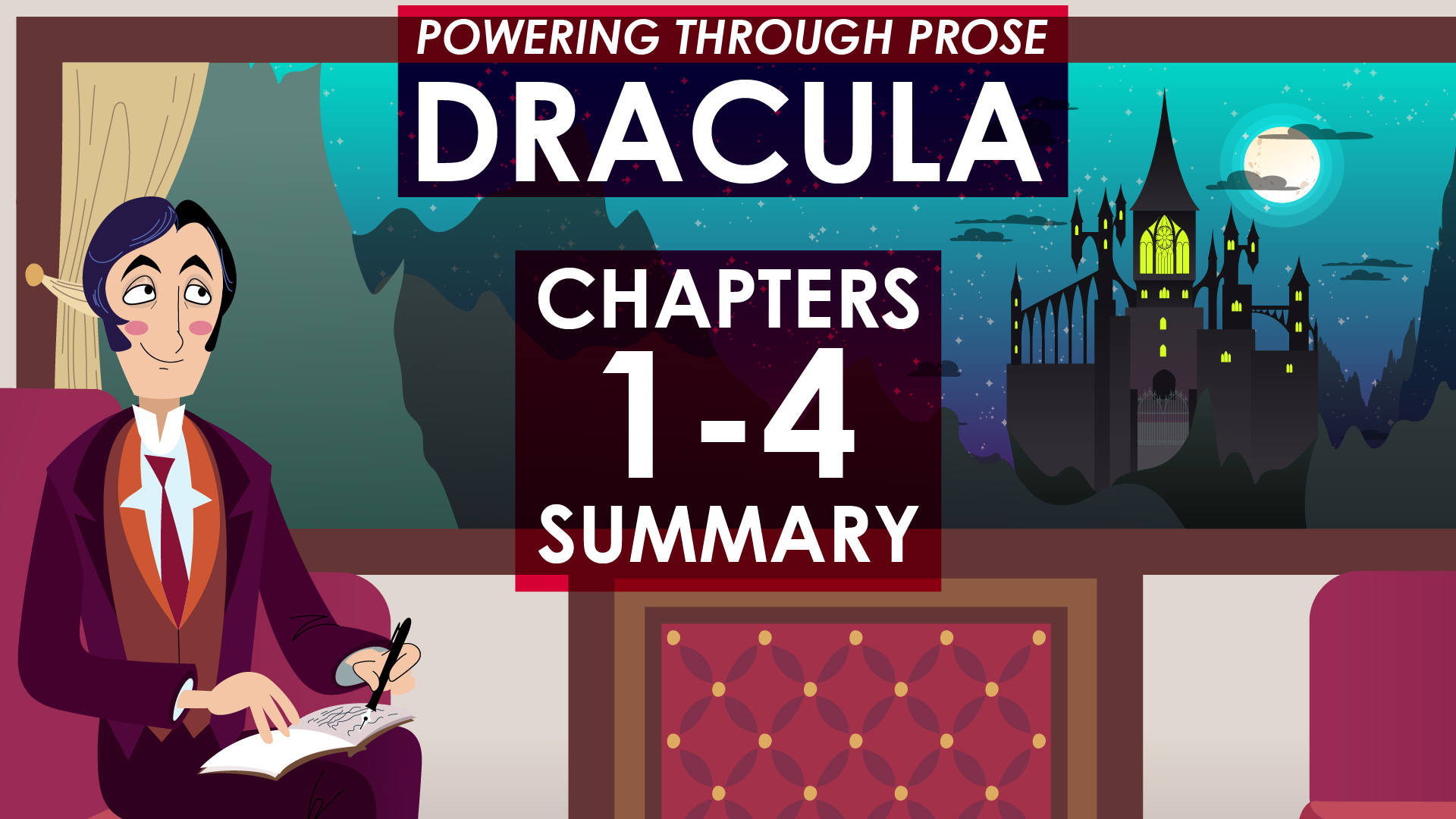 Dracula - Bram Stoker - Chapters 1-4 Summary - Powering Through Prose Series