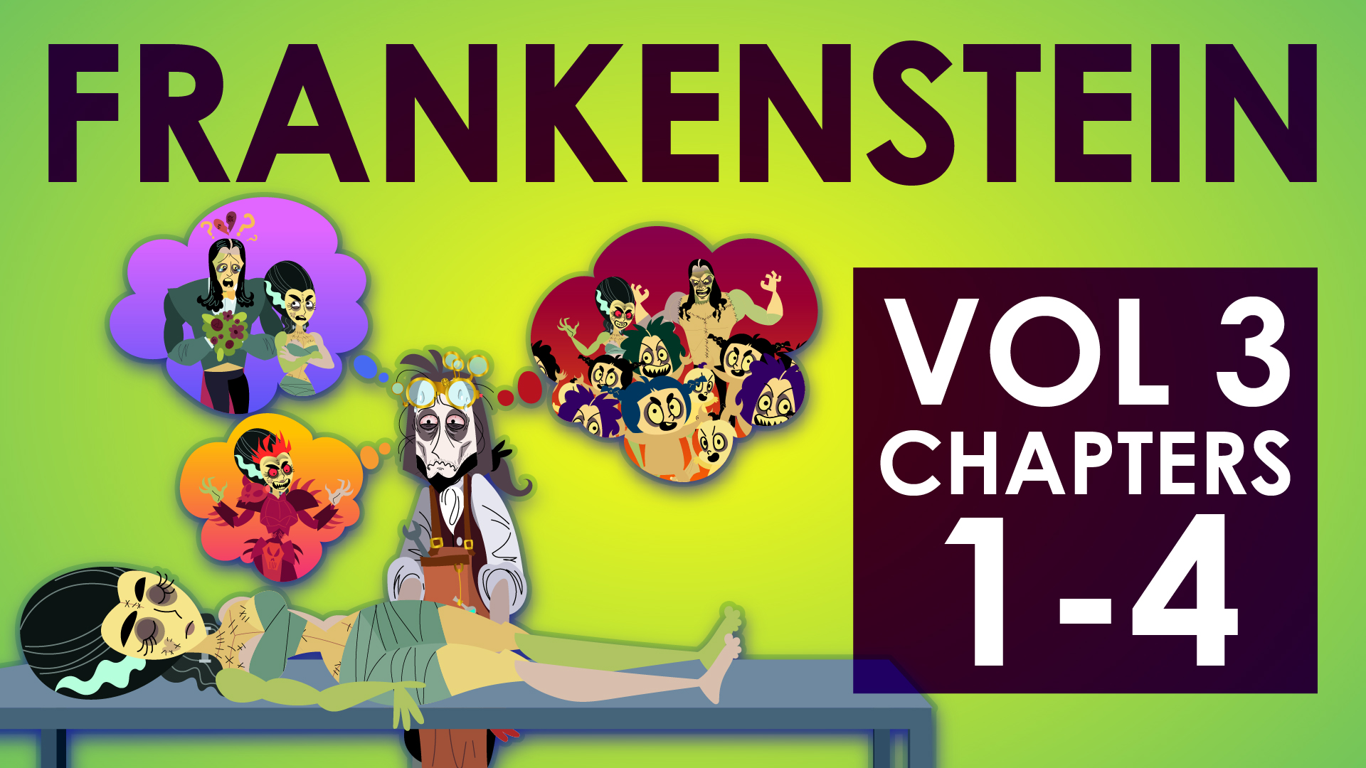 Frankenstein - Mary Shelley - Volume 3 Chapters 1-4 - Powering Through Prose Series