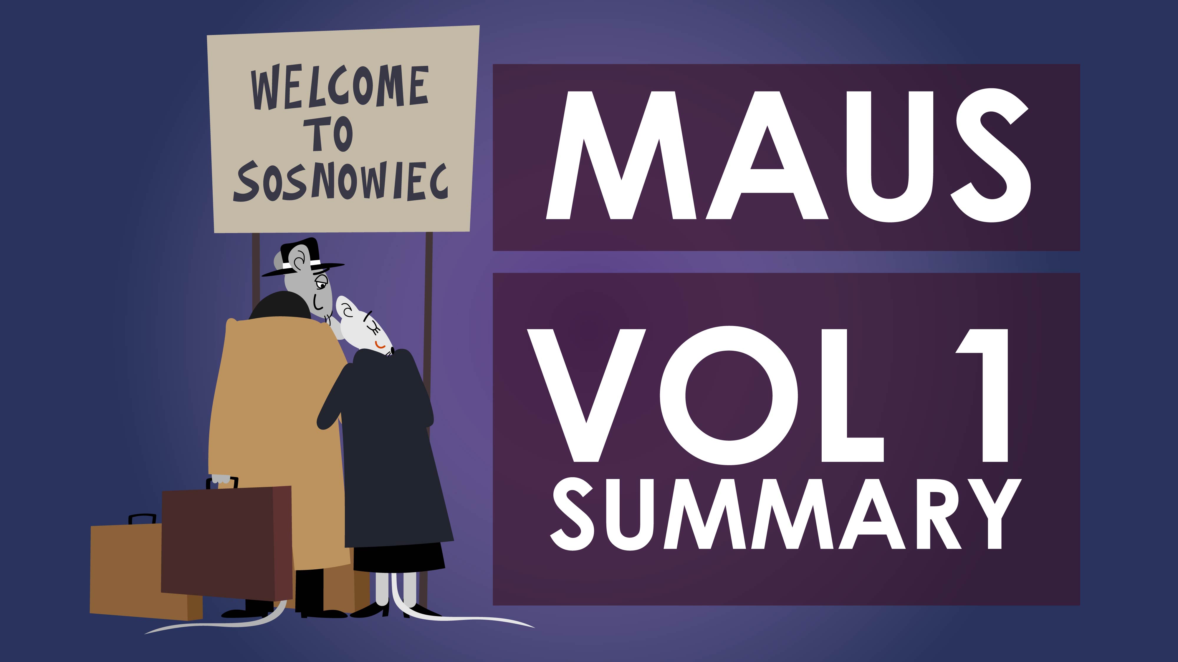 Maus - Art Spiegelman - Volume 1 Plot Summary - Venturing Into Visuals Series