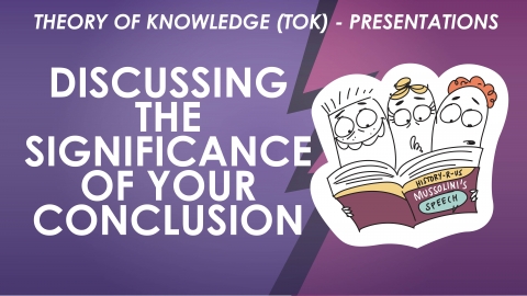 6. Presentations Lesson 6 – Discussing the Significance of Your Conclusion
